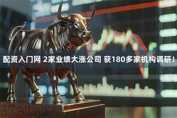 配资入门网 2家业绩大涨公司 获180多家机构调研！