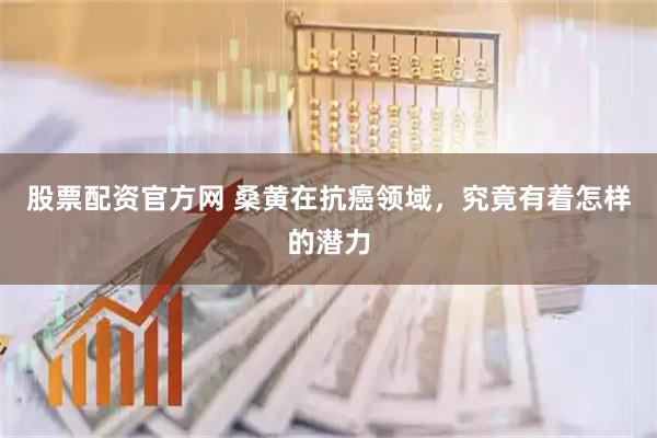 股票配资官方网 桑黄在抗癌领域，究竟有着怎样的潜力